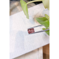 3.63 Ct. Pinkish Brown Sapphire from Madagascar Life Style