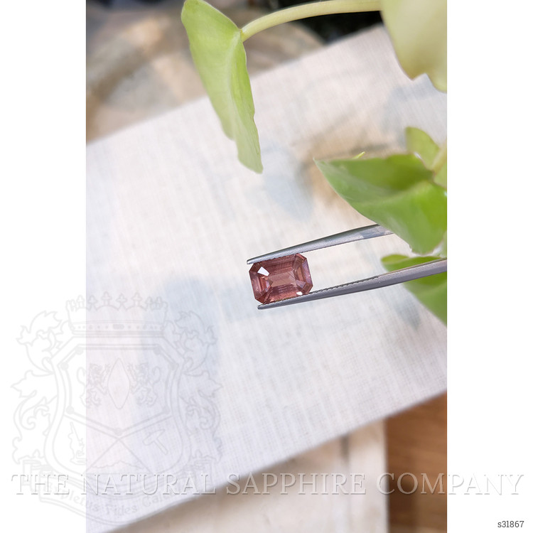 3.63 Ct. Pinkish Brown Sapphire from Madagascar