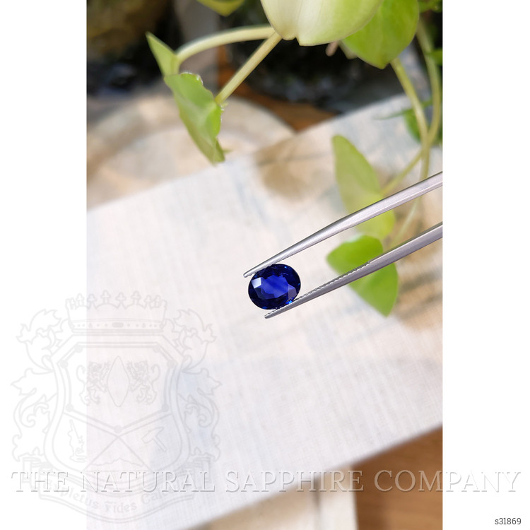 2.51 Ct. Blue Sapphire from Ceylon (Sri Lanka)