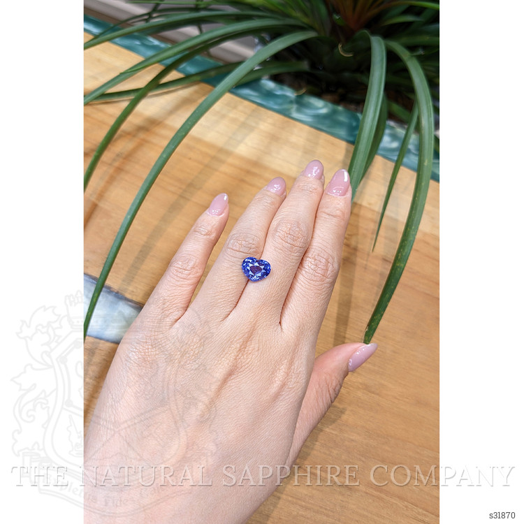 4.55 Ct. Blue Sapphire from Ceylon (Sri Lanka)