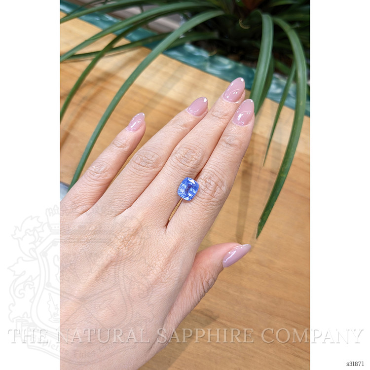 5.24 Ct. Blue Sapphire from Ceylon (Sri Lanka)