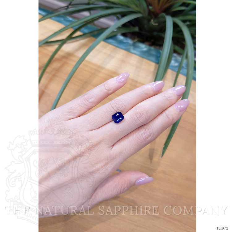 3.57 Ct. Blue Sapphire from Ceylon (Sri Lanka)