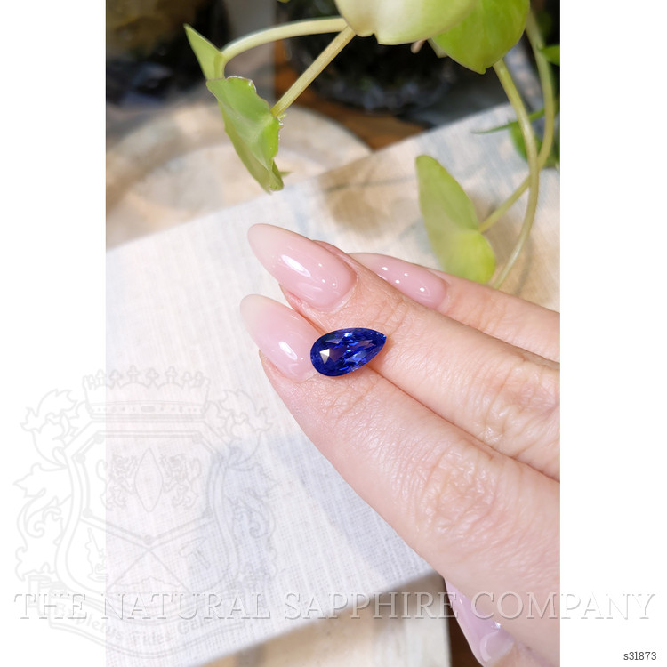 3.75 Ct. Blue Sapphire from Ceylon (Sri Lanka)