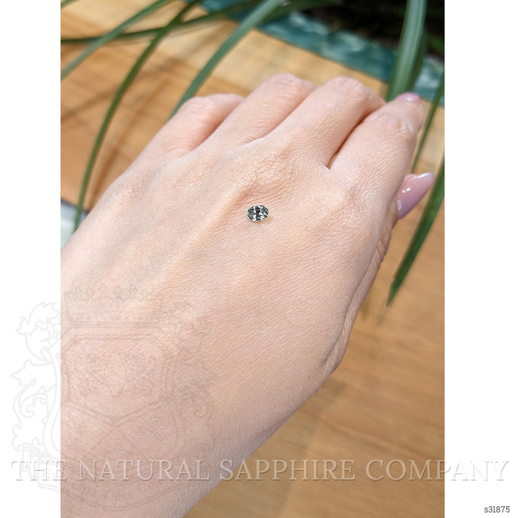 0.39 Ct. Bluish Green Sapphire from Madagascar