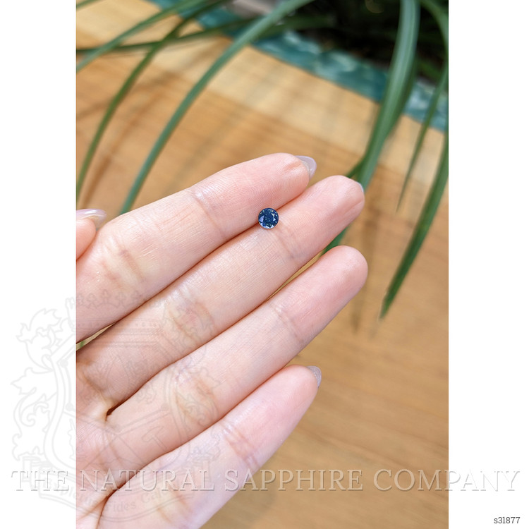 0.42 Ct. Greenish Blue Sapphire from Madagascar
