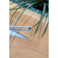 0.42 Ct. Greenish Blue Sapphire from Madagascar Life Style