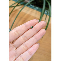 0.43 Ct. Green Sapphire from Madagascar Life Style