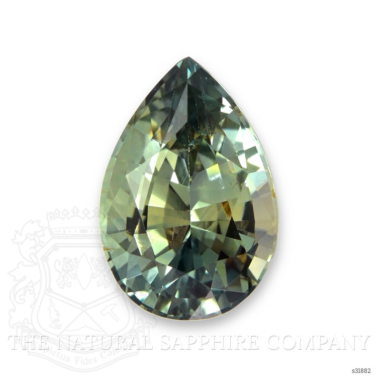 0.68 Ct. Bluish Green Sapphire from Madagascar