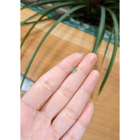 0.51 Ct. Yellowish Green Sapphire from Madagascar Life Style