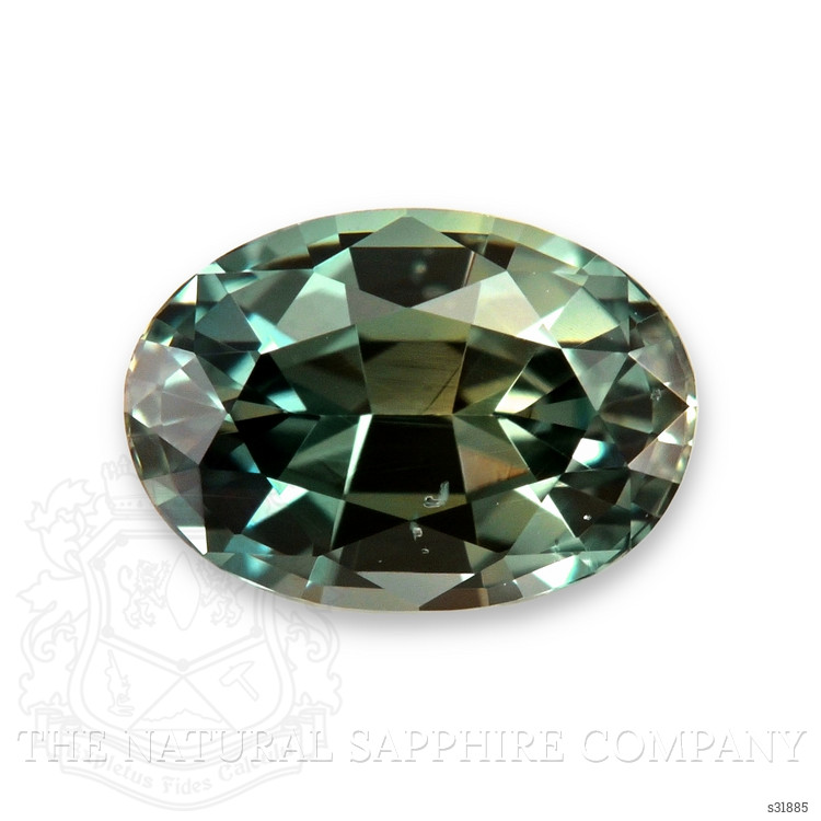 0.68 Ct. Bluish Green Sapphire from Madagascar