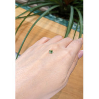 0.48 Ct. Green Sapphire from Madagascar Life Style