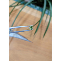 0.48 Ct. Green Sapphire from Madagascar Life Style