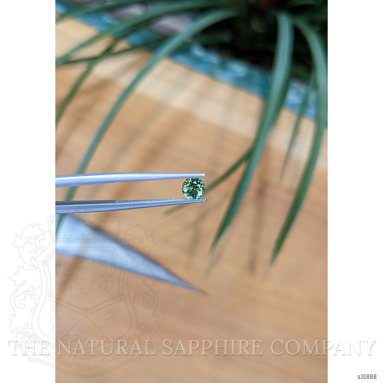0.62 Ct. Bluish Green Sapphire from Madagascar