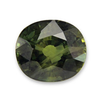 3.02 Ct. Green Sapphire from Thailand Video