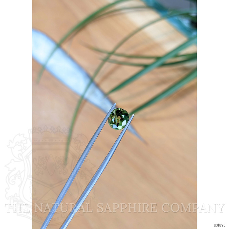 3.02 Ct. Green Sapphire from Thailand