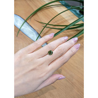 3.02 Ct. Green Sapphire from Thailand Life Style
