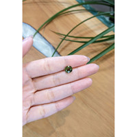3.02 Ct. Green Sapphire from Thailand Life Style