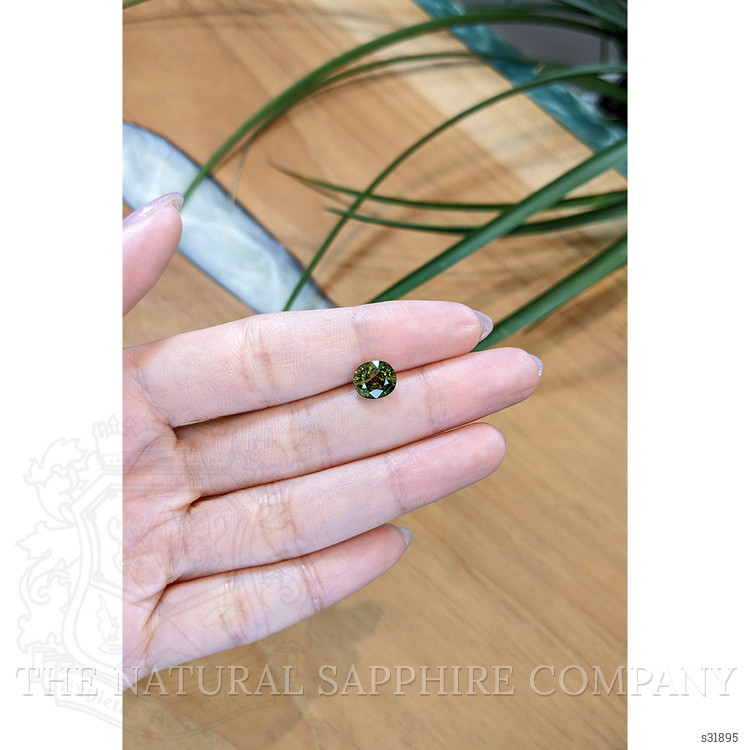 3.02 Ct. Green Sapphire from Thailand