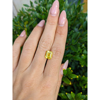 3.13 Ct. Yellow Sapphire from Ceylon (Sri Lanka) Life Style