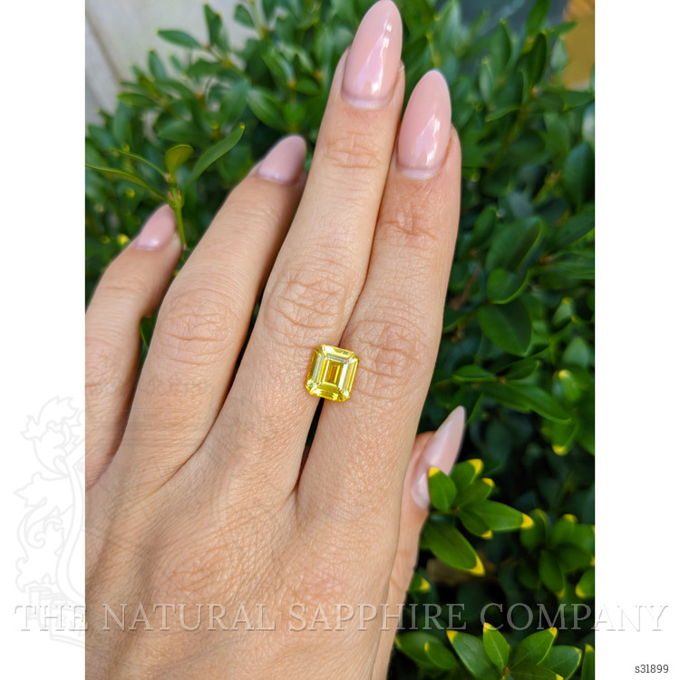 3.13 Ct. Yellow Sapphire from Ceylon (Sri Lanka)