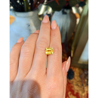 3.13 Ct. Yellow Sapphire from Ceylon (Sri Lanka) Life Style