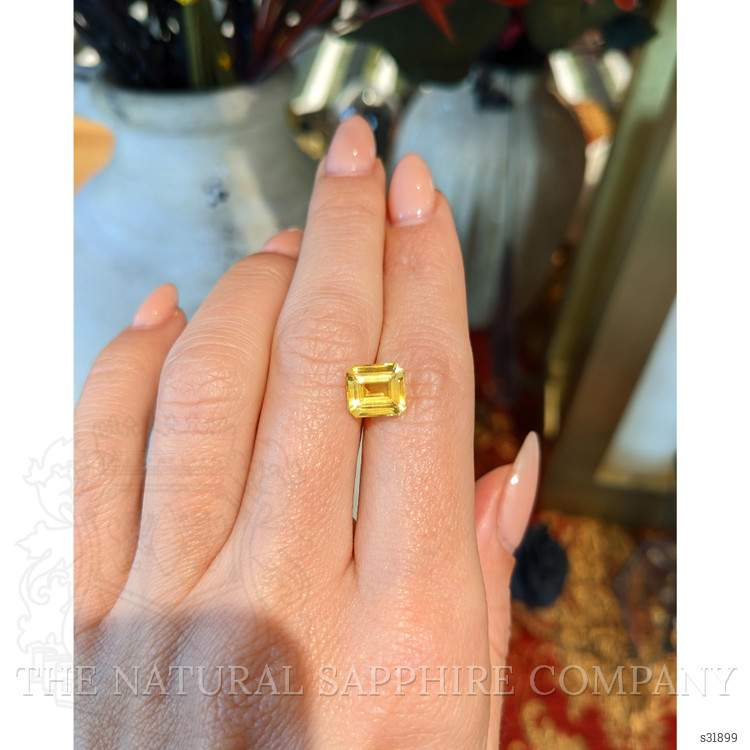 3.13 Ct. Yellow Sapphire from Ceylon (Sri Lanka)