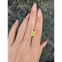 3.13 Ct. Yellow Sapphire from Ceylon (Sri Lanka) Life Style