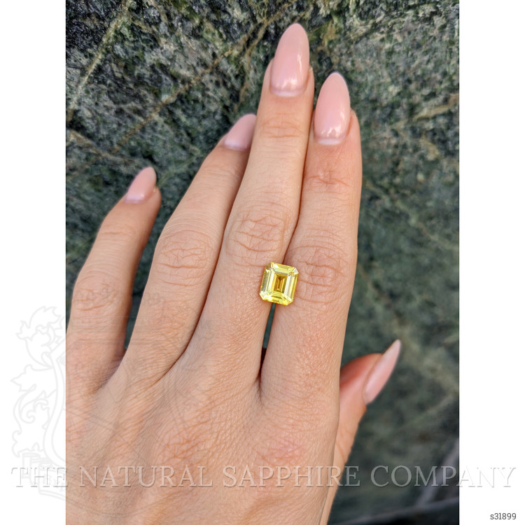3.13 Ct. Yellow Sapphire from Ceylon (Sri Lanka)