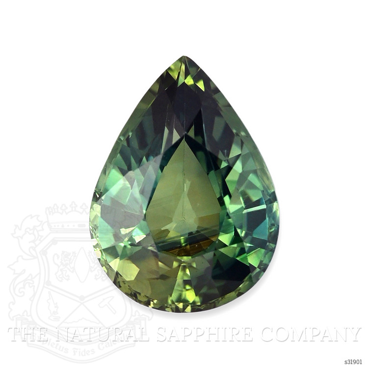 3.00 Ct. Yellowish Green Sapphire from Ceylon (Sri Lanka)