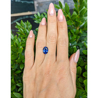 3.06 Ct. Blue Sapphire from Ceylon (Sri Lanka) Life Style