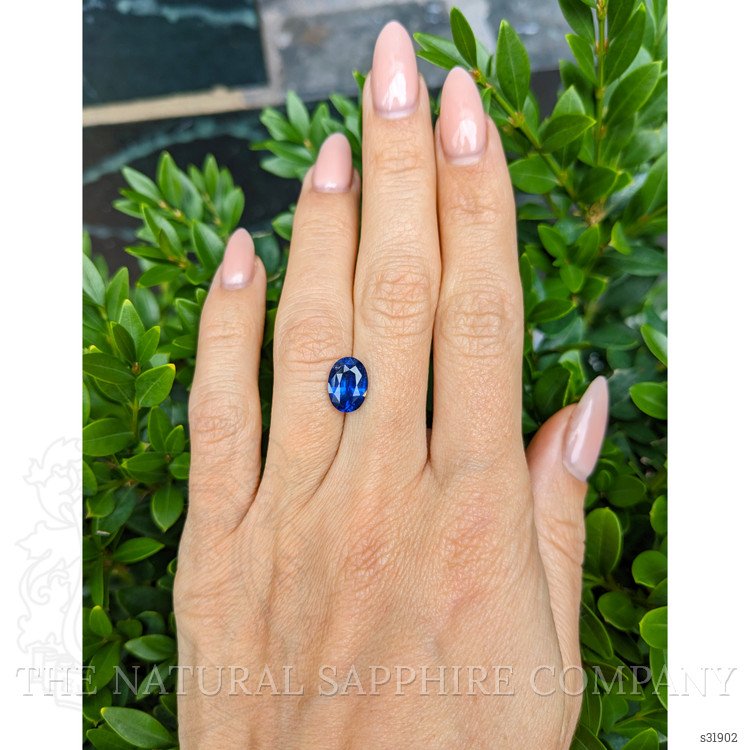 3.06 Ct. Blue Sapphire from Ceylon (Sri Lanka)