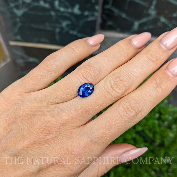 3.06 Ct. Blue Sapphire from Ceylon (Sri Lanka)