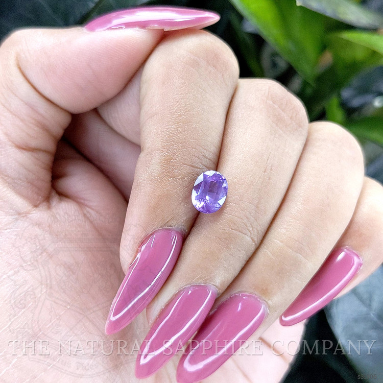 1.53 Ct. Violet Sapphire from Tanzania