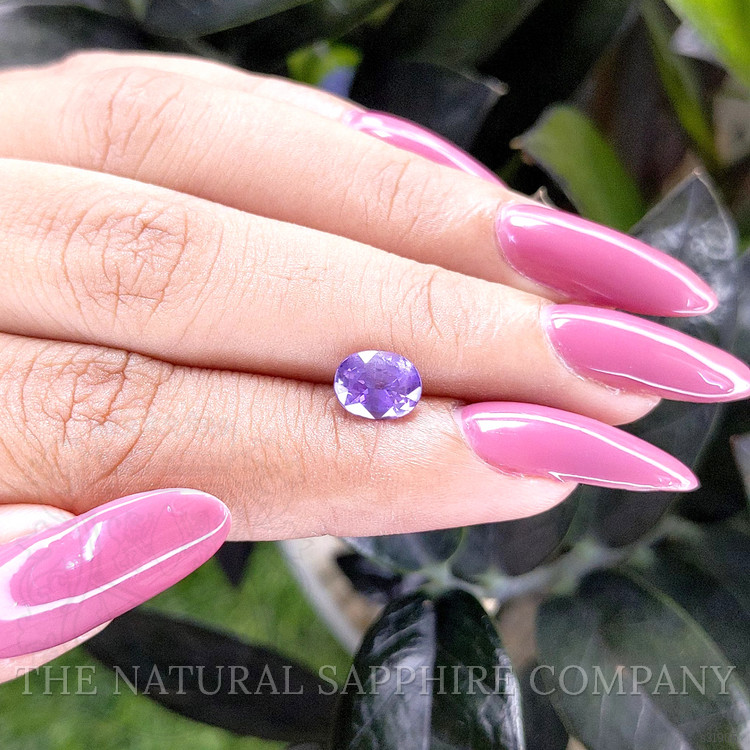 1.53 Ct. Violet Sapphire from Tanzania