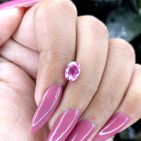 1.50 Ct. Pink Sapphire from Ceylon (Sri Lanka) Life Style