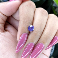1.09 Ct. Purple Sapphire from Ceylon (Sri Lanka) Life Style