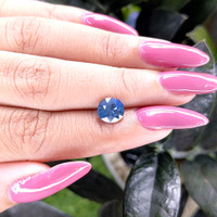 2.15 Ct. Blue Sapphire from Madagascar Life Style