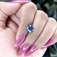 2.15 Ct. Blue Sapphire from Madagascar Life Style