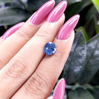 2.15 Ct. Blue Sapphire from Madagascar Life Style