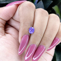 1.06 Ct. Purple Sapphire from Tanzania Life Style