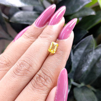 1.52 Ct. Yellow Sapphire from Ceylon (Sri Lanka) Life Style