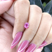 1.04 Ct. Pink Sapphire from Madagascar Life Style