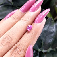 1.04 Ct. Pink Sapphire from Madagascar Life Style