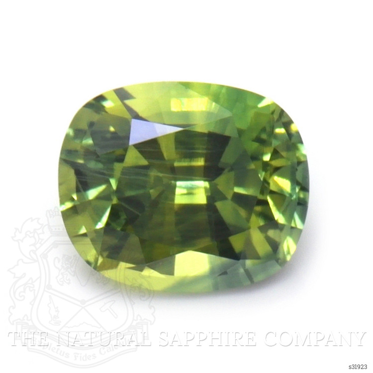 1.12 Ct. Yellowish Green Sapphire from Ceylon (Sri Lanka)