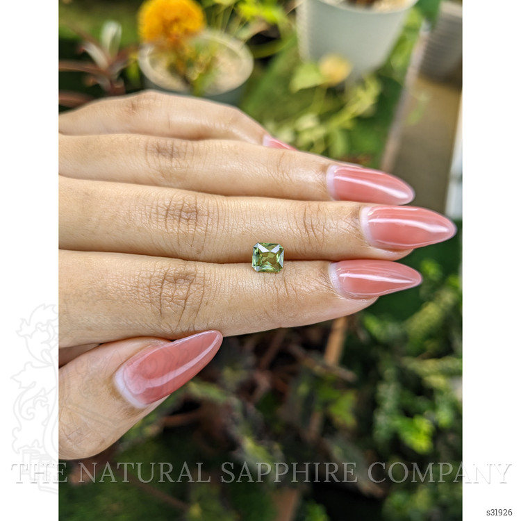 1.16 Ct. Yellowish Green Sapphire from Madagascar