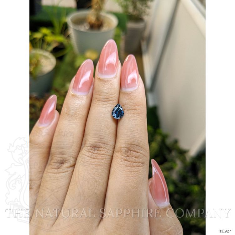 1.21 Ct. Greenish Blue Sapphire from Madagascar