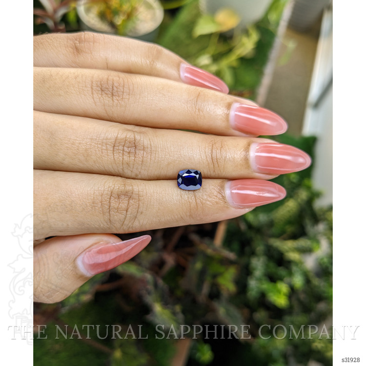 1.68 Ct. Blue Sapphire from Ceylon (Sri Lanka)