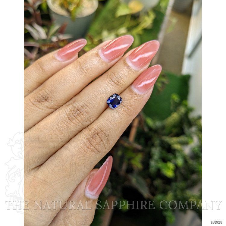 1.68 Ct. Blue Sapphire from Ceylon (Sri Lanka)