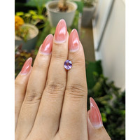 1.22 Ct. Pinkish Purple Sapphire from Ceylon (Sri Lanka) Life Style