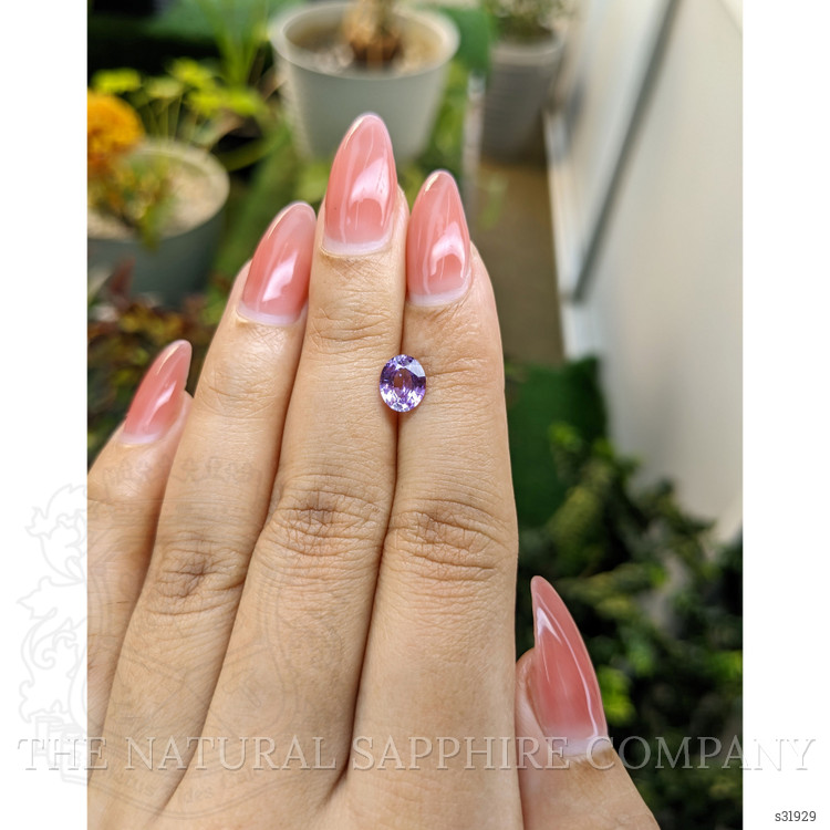 1.22 Ct. Pinkish Purple Sapphire from Ceylon (Sri Lanka)